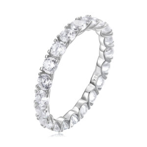 Inel din argint Sparkling Crystal